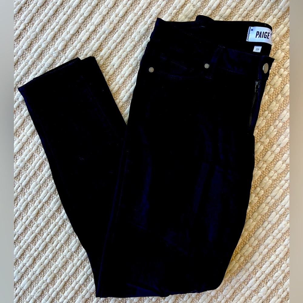 Paige Verdugo Ultra Skinny Black Jeans
